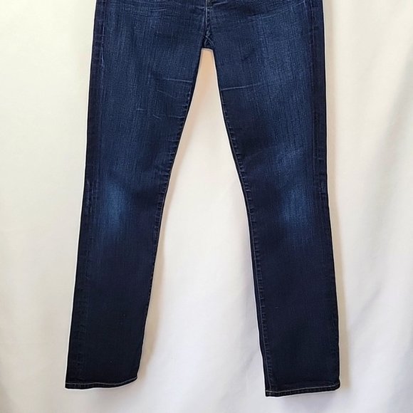 Citizens of Humanity Mid Rise Slim Straight Jeans Dk Wash Size 27 - Picture 6 of 12